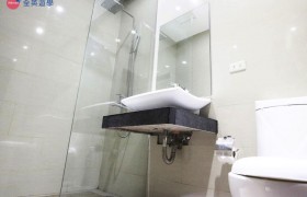 《IDEA Cebu 語言學校》校外宿舍 BIG HOTEL 飯店，乾濕分離的衛浴