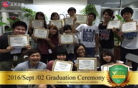 《IDEA Academia 語言學校》學生畢業典禮，恭喜大家拿到「畢業證書」囉！