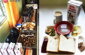 《Baguio JIC 語言學校》早餐會有吐司、麥片、稀飯、牛奶