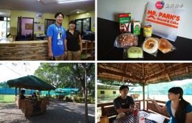 HELP 克拉克分校的中文經理Gilbert 精通韓、中、日文。他介紹的韓國麵包店 Mr. Park's 真的很好吃！