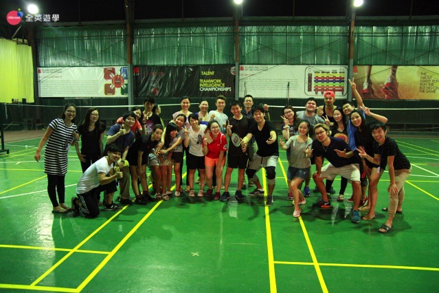 全英菲律賓遊學心得分享_CIP 克拉克語言學校週三活動羽球比賽