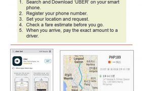 宿霧搭計程車教學：UBER Taxi App