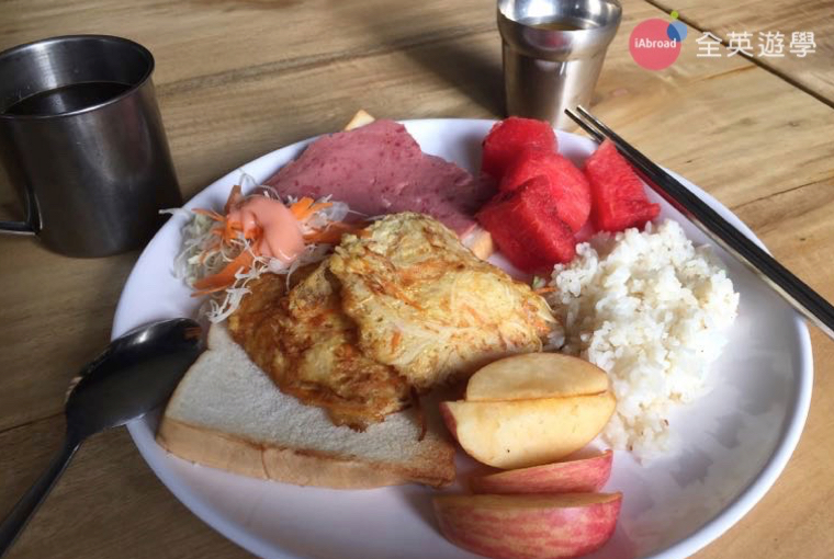 BECI 碧瑤語言學校學生餐廳-早餐