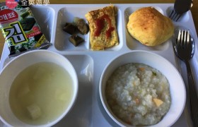 BECI 碧瑤語言學校學生餐廳-早餐