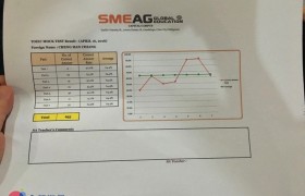 SMEAG-宿霧學校-多益托福校區-小江多益模擬考試成績